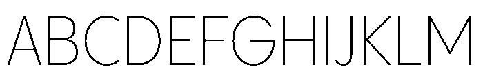 PPPangramSansCompact Extralight Instance Font UPPERCASE