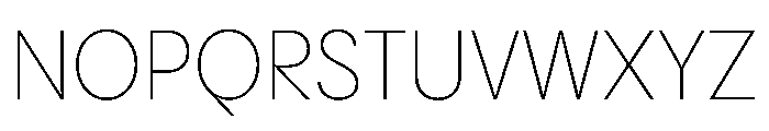 PPPangramSansCompact Extralight Instance Font UPPERCASE