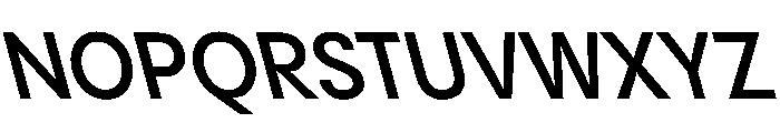 PPPangramSansCompact SemiboldReclined Instance Font UPPERCASE