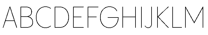 PPPangramSansCompact Thin Instance Font UPPERCASE