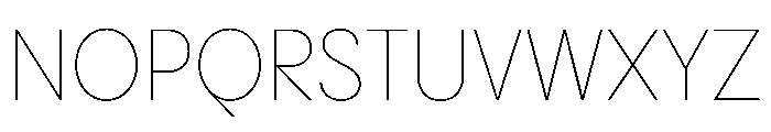 PPPangramSansCompact Thin Instance Font UPPERCASE