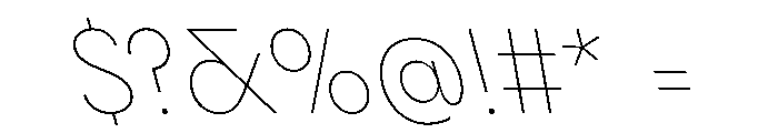 PPPangramSansCompact ThinReclined Instance Font OTHER CHARS