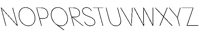 PPPangramSansCompact ThinReclined Instance Font UPPERCASE