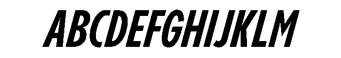 PPPangramSansCompressed BoldItalic Instance Font UPPERCASE