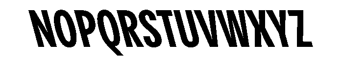PPPangramSansCompressed BoldReclined Instance Font UPPERCASE