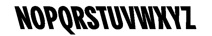 PPPangramSansCompressed ExtraboldReclined Instance Font UPPERCASE
