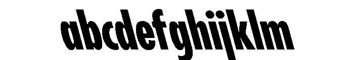 PPPangramSansCompressed ExtraboldReclined Instance FONT