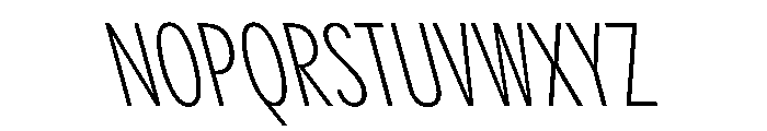 PPPangramSansCompressed LightReclined Instance Font UPPERCASE