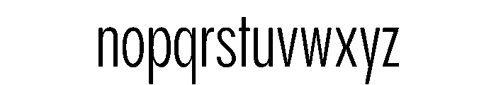 PPPangramSansCompressed Regular Instance Font LOWERCASE