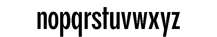 PPPangramSansCompressed Semibold Instance Font LOWERCASE