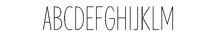 PPPangramSansCompressed Thin Instance Font UPPERCASE