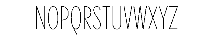 PPPangramSansCompressed Thin Instance Font UPPERCASE