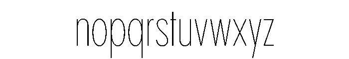 PPPangramSansCompressed Thin Instance Font LOWERCASE