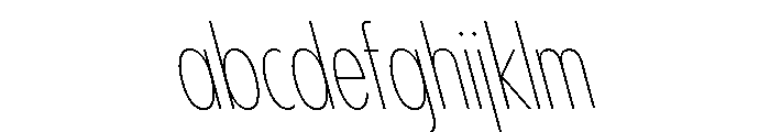PPPangramSansCompressed ThinReclined Instance FONT