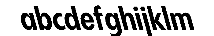 PPPangramSansCondensed BoldReclined Instance FONT