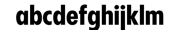 PPPangramSansCondensed Extrabold Instance FONT