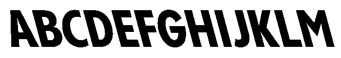 PPPangramSansCondensed ExtraboldReclined Instance Font UPPERCASE