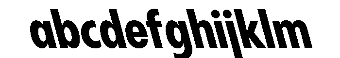 PPPangramSansCondensed ExtraboldReclined Instance FONT