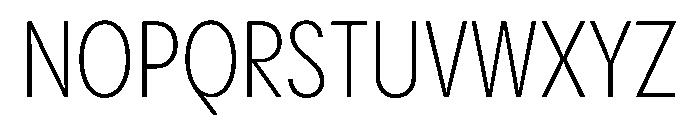 PPPangramSansCondensed Light Instance Font UPPERCASE
