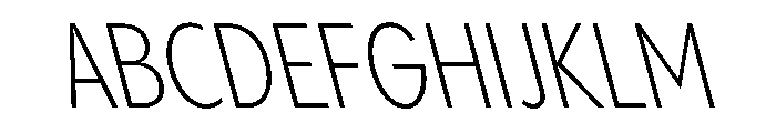 PPPangramSansCondensed LightReclined Instance Font UPPERCASE