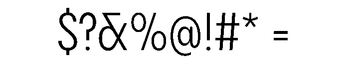 PPPangramSansCondensed Regular Instance Font OTHER CHARS