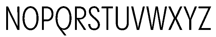 PPPangramSansCondensed Regular Instance Font UPPERCASE