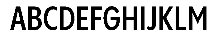 PPPangramSansCondensed Semibold Instance Font UPPERCASE