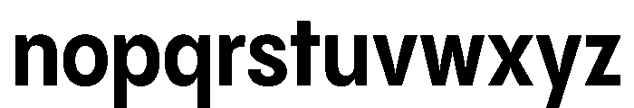 PPPangramSansNarrow Bold Instance Font LOWERCASE