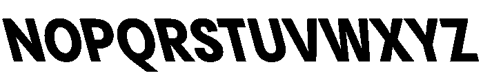 PPPangramSansNarrow ExtraboldReclined Instance Font UPPERCASE