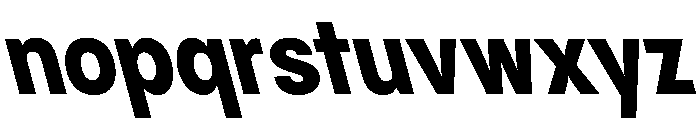PPPangramSansNarrow ExtraboldReclined Instance Font LOWERCASE