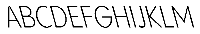 PPPangramSansNarrow LightReclined Instance Font UPPERCASE