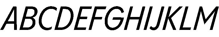 PPPangramSansNarrow MediumItalic Instance Font UPPERCASE