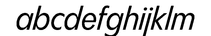 PPPangramSansNarrow MediumItalic Instance FONT