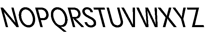 PPPangramSansNarrow MediumReclined Instance Font UPPERCASE