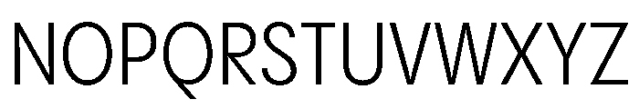 PPPangramSansNarrow Regular Instance Font UPPERCASE