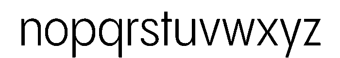 PPPangramSansNarrow Regular Instance Font LOWERCASE