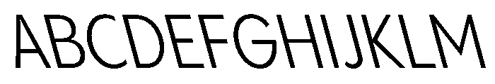 PPPangramSansNarrow RegularReclined Instance Font UPPERCASE