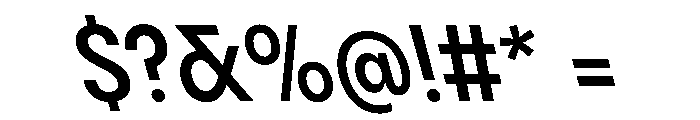 PPPangramSansNarrow SemiboldReclined Instance Font OTHER CHARS