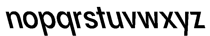 PPPangramSansNarrow SemiboldReclined Instance Font LOWERCASE