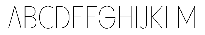 PPPangramSansNarrow Thin Instance Font UPPERCASE