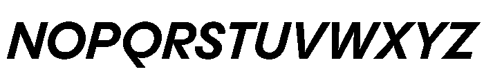 PPPangramSansNormal BoldItalic Instance Font UPPERCASE