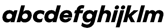 PPPangramSansNormal ExtraboldItalic Instance FONT