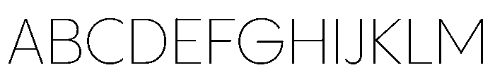 PPPangramSansNormal Extralight Instance Font UPPERCASE