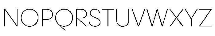 PPPangramSansNormal Extralight Instance Font UPPERCASE