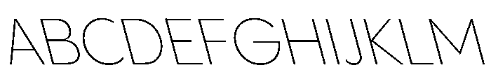 PPPangramSansNormal ExtralightReclined Instance Font UPPERCASE