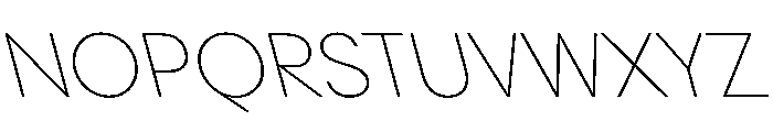 PPPangramSansNormal ExtralightReclined Instance Font UPPERCASE