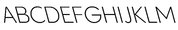 PPPangramSansNormal LightReclined Instance Font UPPERCASE