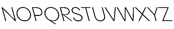 PPPangramSansNormal LightReclined Instance Font UPPERCASE