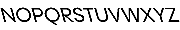 PPPangramSansNormal MediumReclined Instance Font UPPERCASE