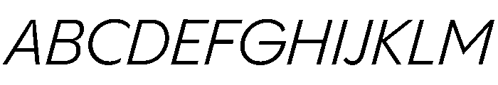 PPPangramSansNormal RegularItalic Instance Font UPPERCASE